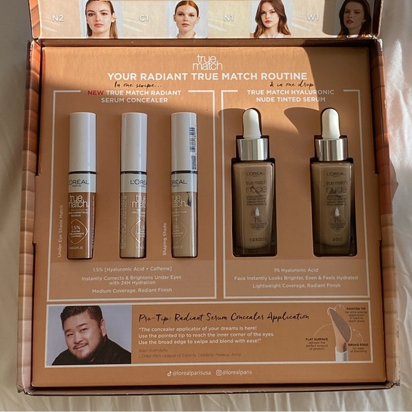 L’Oreal true match foundations and concealers set of 5 - Picture 1 of 4